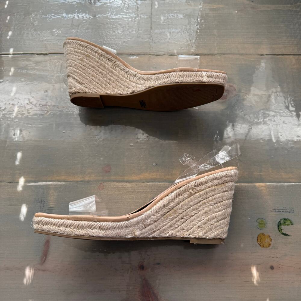 Chelsea & Violet Melne Wedge Espadrilles Heels Sz 9.5